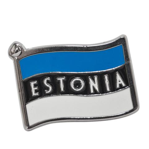 Metallist magnet  lipp Estonia