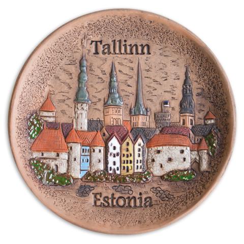 Taldrik Tallinna panoraamiga  LV-7 15cm