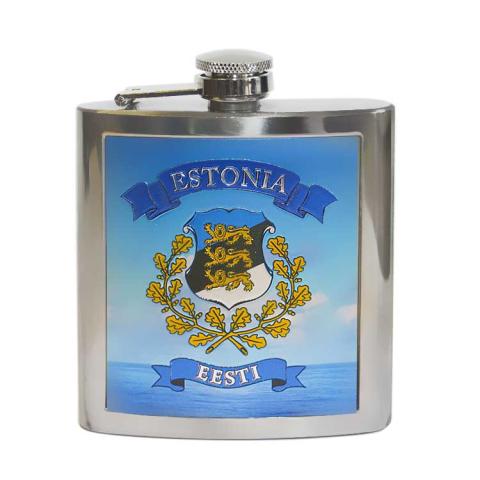 Taskupudel Eesti vapiga