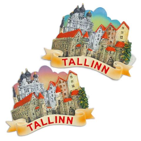 Magnet  Tallinn kollase lindiga