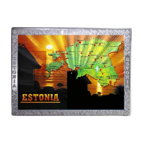 Foolium magnet Estonia maakaardiga