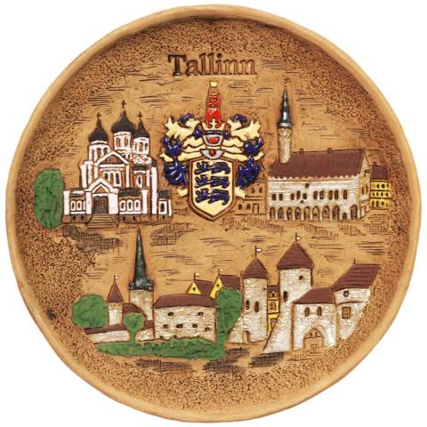 Taldrik Tallinna vapiga 19cm  LD-5