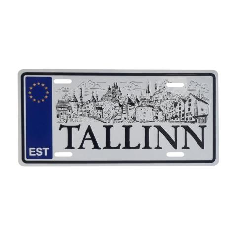 Plekist plaat numbrimärk Tallinn2