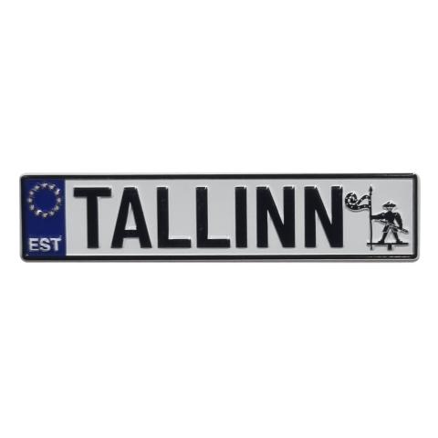 Plekist magnet plaat Tallinn Vana Toomasega