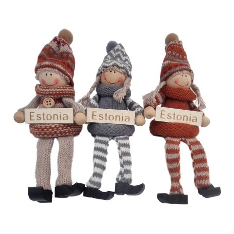 Istuv tüdruk plaadiga Estonia 2253