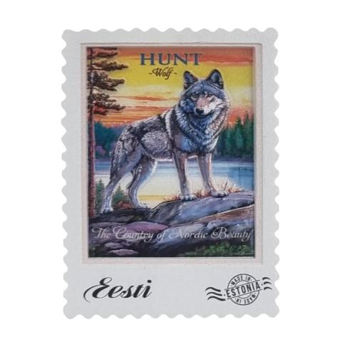 Magnet postmark Hunt