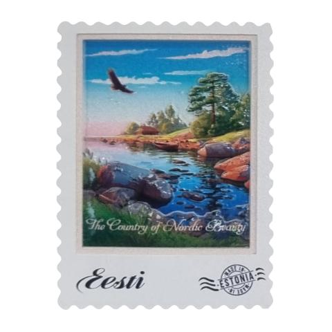 Magnet postmark Eesti loodus
