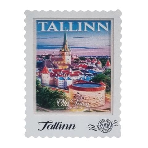 Magnet postmark Tallinna panoraam1