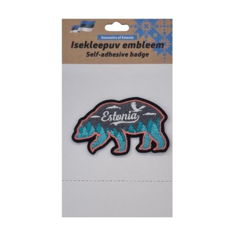 Embleem Estonia, karukujuline