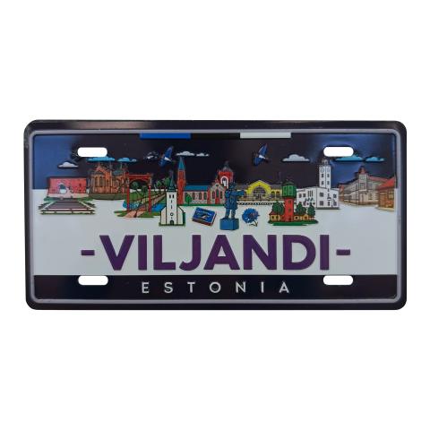 Plekist magnet  plaat Viljandi