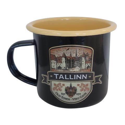 Plekist kruus Viru Värav - must