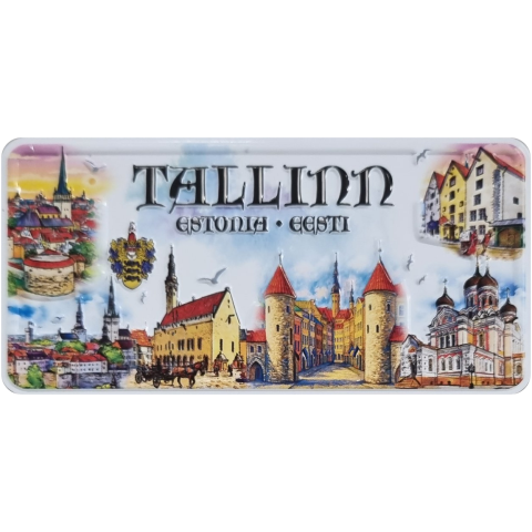 Plekist magnet Tallinna panoraam 3